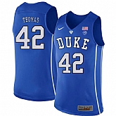Duke Blue Devils 42 Lance Thomas White Blue Nike College Basketball Jersey Dzhi,baseball caps,new era cap wholesale,wholesale hats